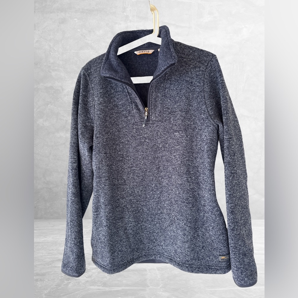 Orvis Women’s Large R65 Sweater Fleece Quarter Zip